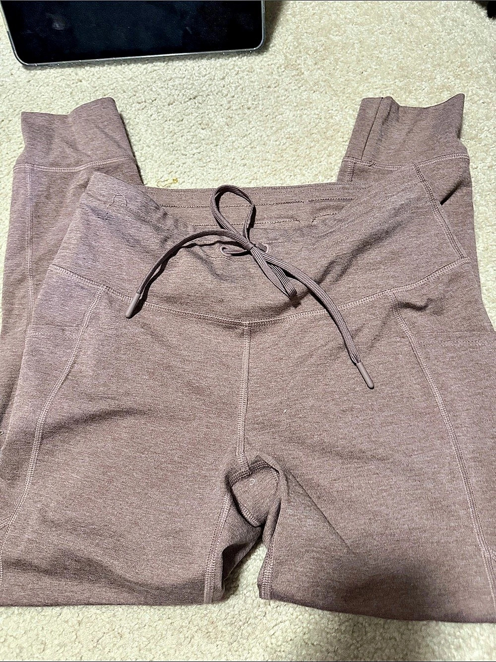 90 Degree by Reflex Women's Brown Athletic Leggings Size Medium